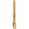 Ekena Millwork Portland Rough Sawn Timber Gable Bracket, Western Red Cedar, 60"W x 25"H x 2"D x 4"F, 10/12 Pitch GBW060X25X0204POR00RWR - alternate 3
